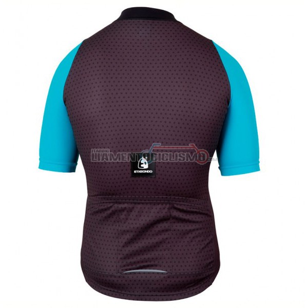 2017 Abbigliamento Ciclismo Etxeondo NEO Manica Corta Nero e Blu