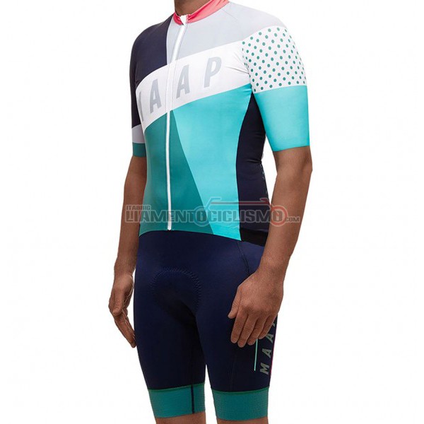 2017 Abbigliamento Ciclismo Maap Manica Corta Grigio e Celeste