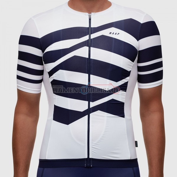 2017 Abbigliamento Ciclismo Maap Manica Corta M-Flag Pro Manica Corta Bianco