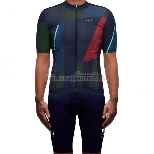 2017 Abbigliamento Ciclismo Maap Manica Corta Scuro blu