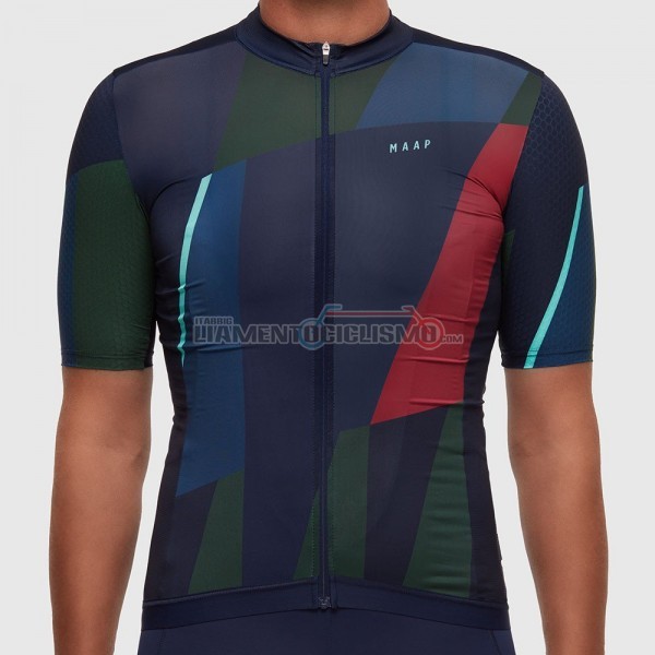 2017 Abbigliamento Ciclismo Maap Manica Corta Scuro blu