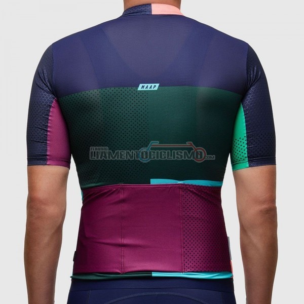 2017 Abbigliamento Ciclismo Maap Manica Corta Sector Pro Verde e Blu
