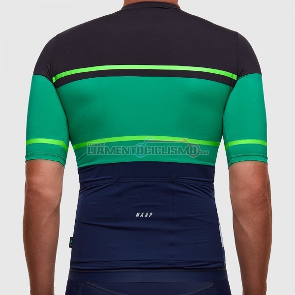 2017 Abbigliamento Ciclismo Maap Segment Pro Manica Corta Nero e Verde