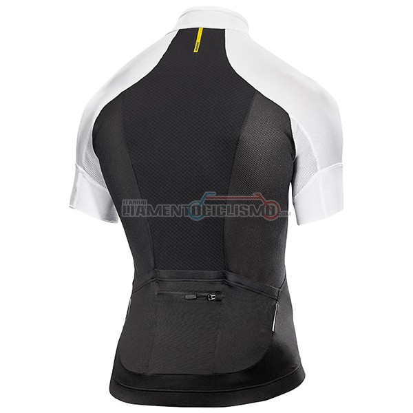 2017 Abbigliamento Ciclismo Mavic Manica Corta Nero e Bianco