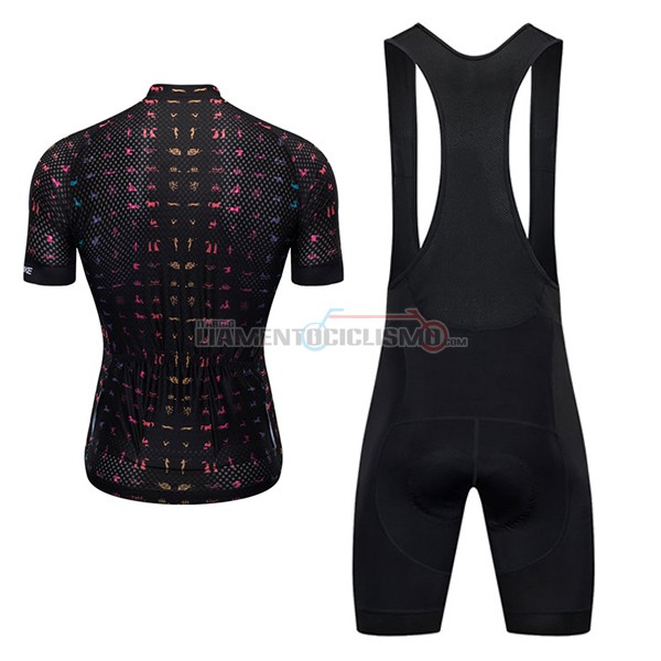 2017 Abbigliamento Ciclismo Ykywbike AA01 ADH01 Manica Corta Nero