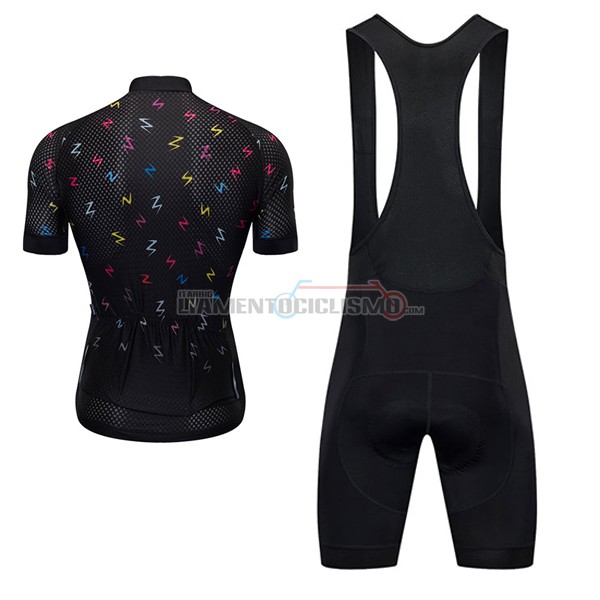 2017 Abbigliamento Ciclismo Ykywbike AA06 ADH06 Manica Corta Nero