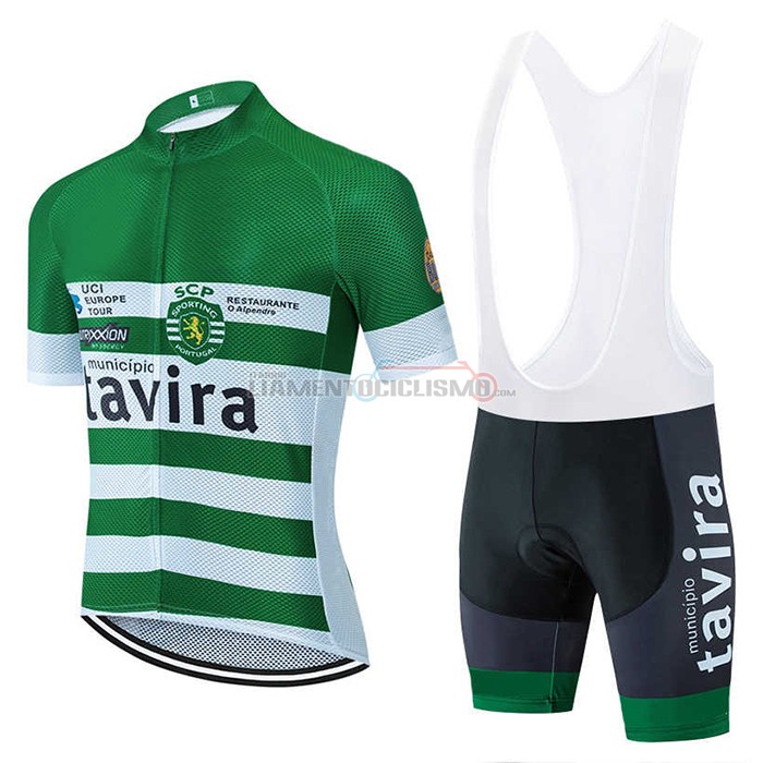 Abbigliamento Ciclismo Tavira Bianco Verde