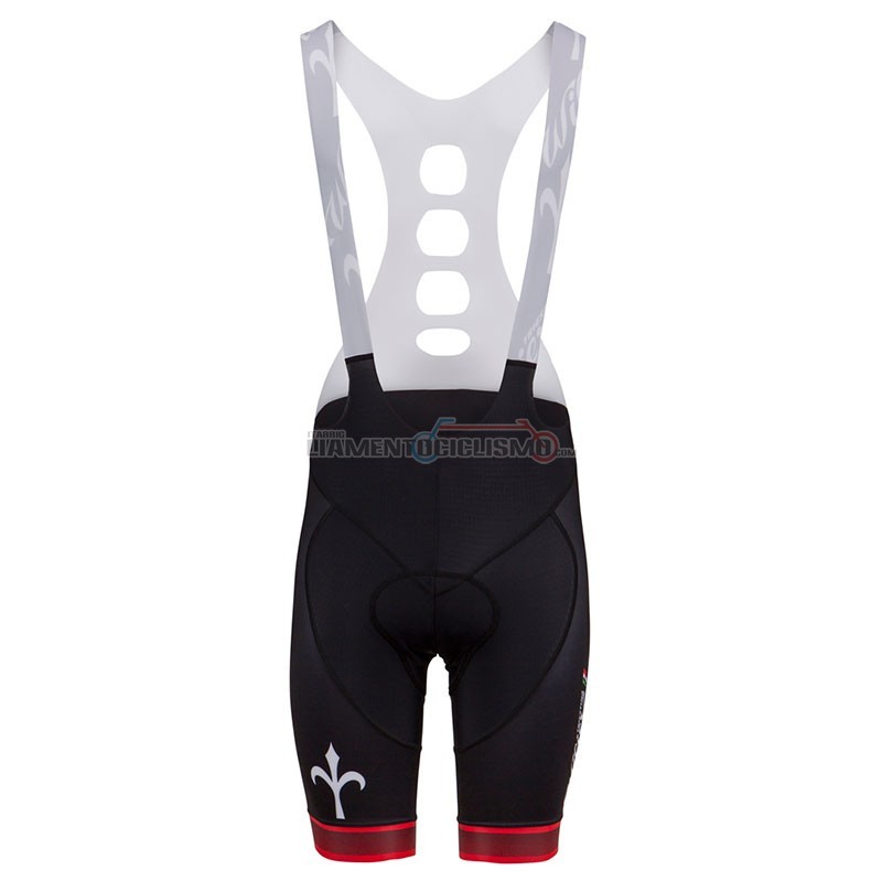 Abbigliamento Ciclismo Wieiev Spark Manica Corta 2018 Rosso Blu
