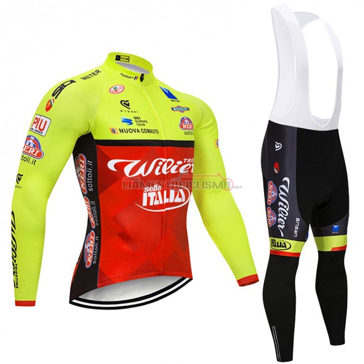 Abbigliamento Ciclismo Wilier ML 2018 Verde e Rosso