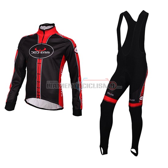 Abbigliamento Ciclismo Bobteam Manica Lunga 2016 nero