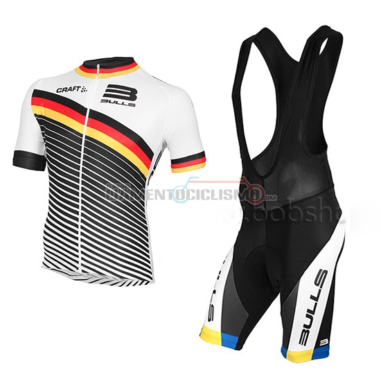 Abbigliamento Ciclismo Bulls 2015 bianco e nero