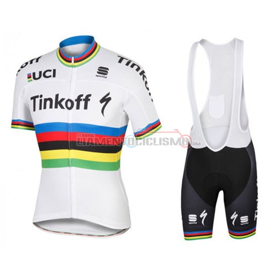 Abbigliamento Ciclismo Thinkoff 2016 bianco e blu