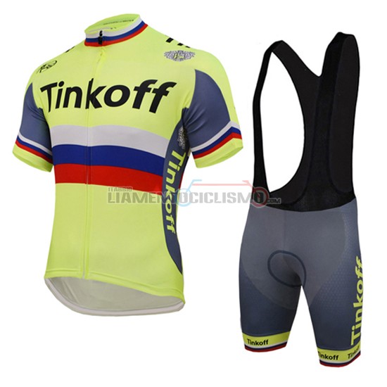 Abbigliamento Ciclismo Thinkoff 2016 giallo e nero