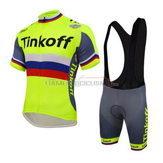 Abbigliamento Ciclismo Thinkoff 2016 rosso e giallo