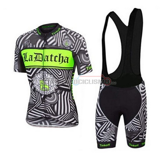 Abbigliamento Ciclismo Tinkoff 2016 verde e nero