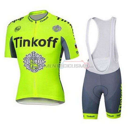 2016 Abbigliamento Ciclismo Thinkoff verde