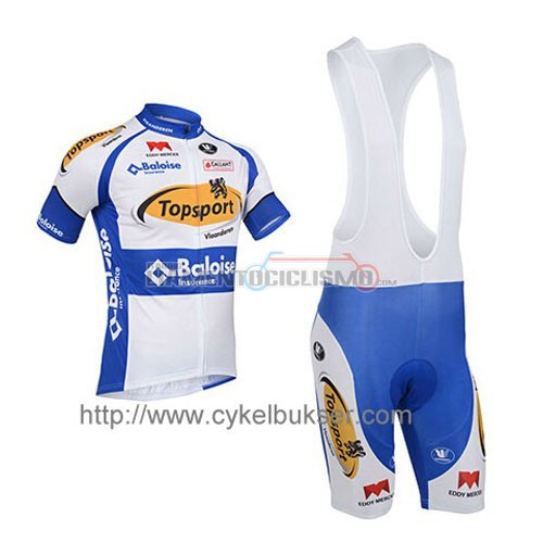 Abbigliamento Ciclismo Topsport 2016 blu e bianco