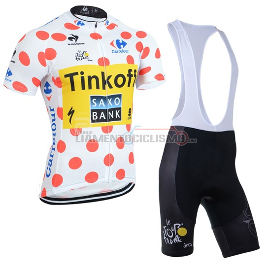 Abbigliamento Ciclismo Tour de France 2014 bianco e rosso