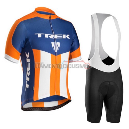 Abbigliamento Ciclismo Trek 2016 blu e arancione