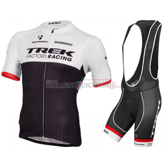 Abbigliamento Ciclismo Trek 2016 nero e bianco