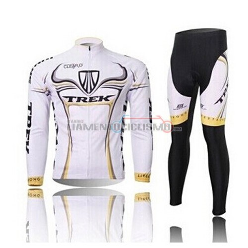 Abbigliamento Ciclismo Trek ML 2009 bianco e giallo