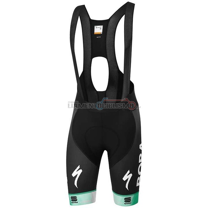 Abbigliamento Ciclismo UCI Mondo Campione Bora Manica Corta 2020 Bianco Verde