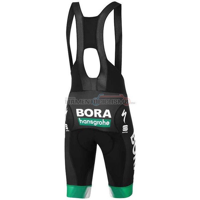 Abbigliamento Ciclismo UCI Mondo Campione Bora Manica Corta 2020 Bianco Verde