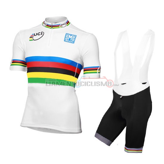 Abbigliamento ciclismo UCI 2016 bianco e giallo