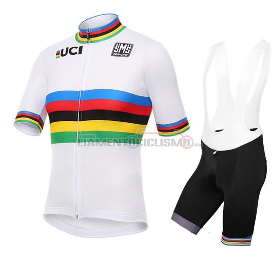 Abbigliamento ciclismo UCI 2016 blu e bianco