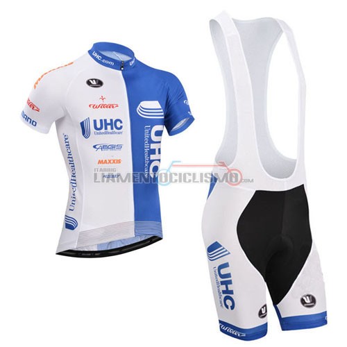 Abbigliamento Ciclismo UHC 2014 bianco e blu