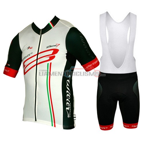 Abbigliamento Ciclismo Wieiev 2015 bianco e rosso