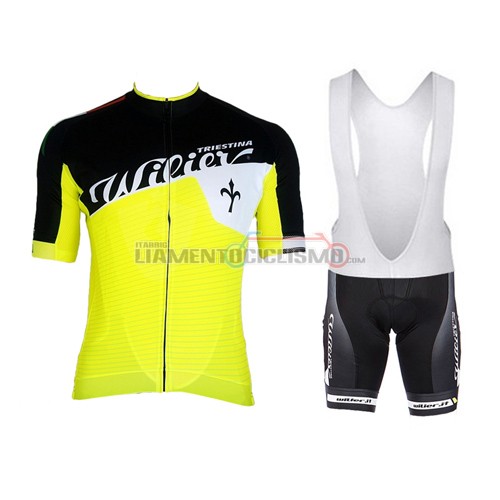 Abbigliamento Ciclismo Wieiev 2015 nero e giallo