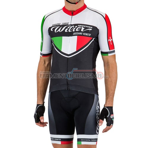 Abbigliamento Ciclismo Wieiev 2016 marrone e rosso